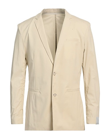 PAOLO PECORA Blazer Beige 96% Cotton, 4% Elastane