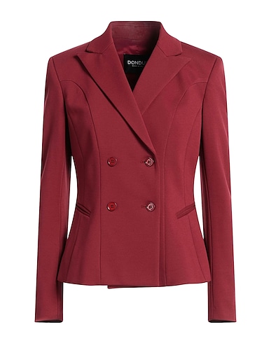 DONDUP Blazer Burgundy 69% Viscose, 25% Polyamide, 6% Elastane