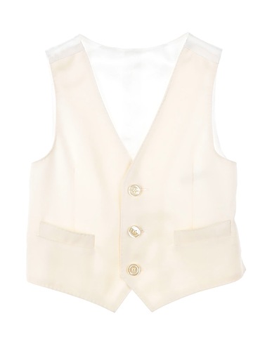DOLCE&GABBANA Waistcoat Ivory 45% Viscose, 44% Virgin Wool, 11% Silk