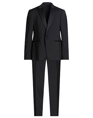 PAL ZILERI CERIMONIA Suits Black 100% Wool, Polyester