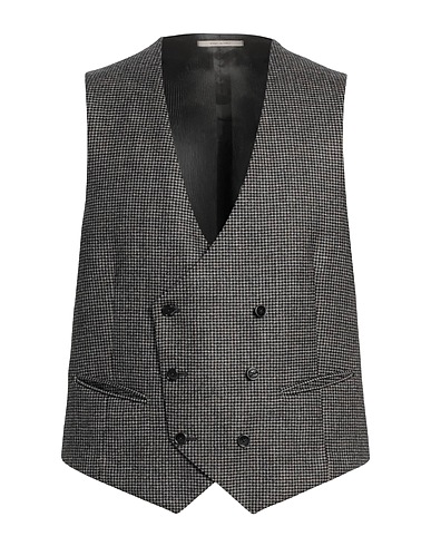 PAL ZILERI Suit vest Lead 92% Wool, 8% Linen