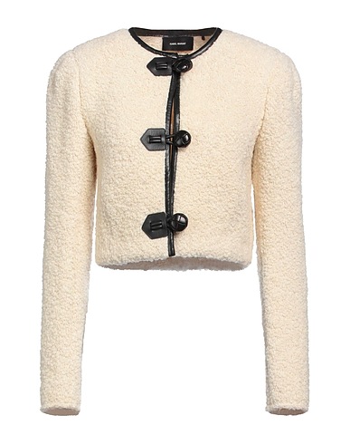ISABEL MARANT Blazer Ivory 76% Wool, 22% Virgin Wool, 2% Polyamide, Lambskin