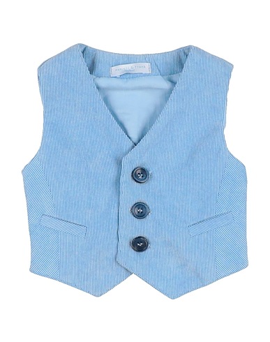 MANUELL & FRANK Waistcoat Sky blue 90% Polyester, 10% Nylon