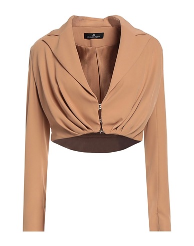 MONIQUE GARÇONNE Blazer Camel 96% Polyester, 4% Elastane