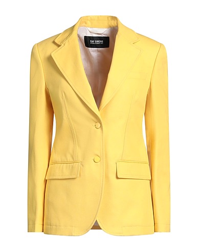 RAF SIMONS Giacca Giallo 100% Cotone