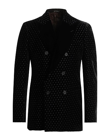 EMPORIO ARMANI Blazer Black 75% Viscose, 25% Polyamide, Polyester