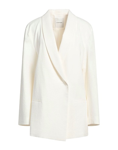 LE 17 SEPTEMBRE Blazer White 100% Cotton