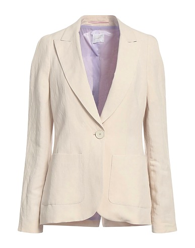 MERCI ITALIA Blazer Beige 60% Viscose, 40% Linen