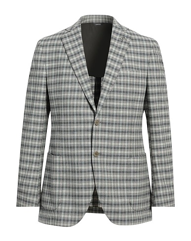 TOMBOLINI Blazer Grey 49% Virgin Wool, 40% Cotton, 10% Linen, 1% Elastane