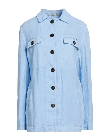 MASSIMO ALBA Blazer Light blue 100% Linen