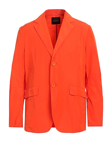 ROBERTO COLLINA Blazer Orange 58% Polyester, 42% Cotton