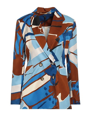 MANILA GRACE Blazer Blue 100% Viscose