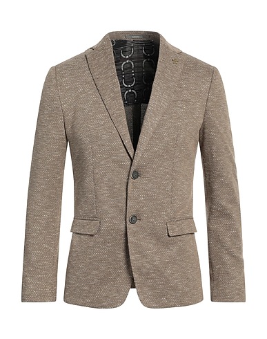 HAVANA & CO. Blazer Khaki 60% Polyester, 40% Cotton