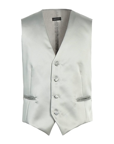 ANGELO NARDELLI Waistcoat Light grey 100% Polyester