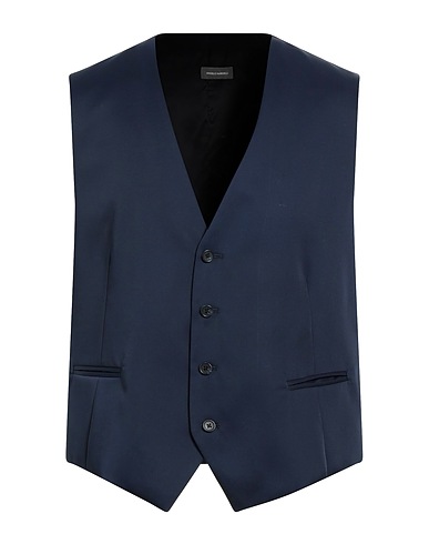 ANGELO NARDELLI Anzugweste Marineblau 62% Viskose, 38% Polyester