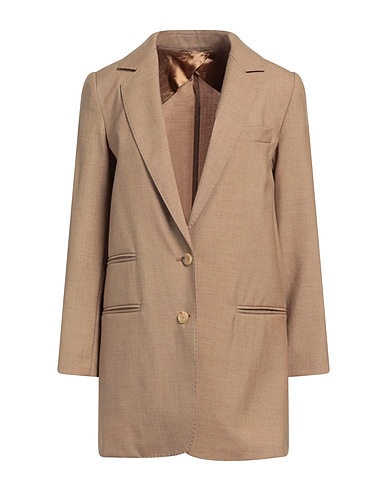 MAX MARA Blazer Camel 80% Mohair wool, 20% Silk