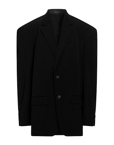 BALENCIAGA Blazer GARDE-ROBE Black 99% Wool, 1% Elastane