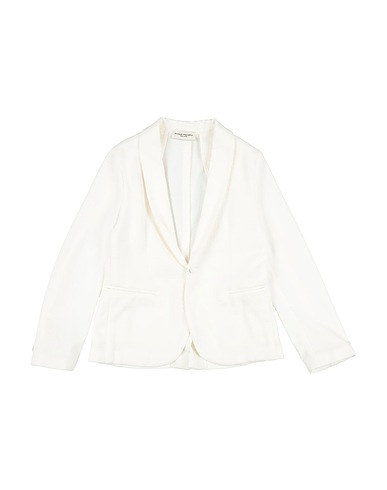 PAOLO PECORA Blazer Bianco 95% Poliestere, 5% Elastan