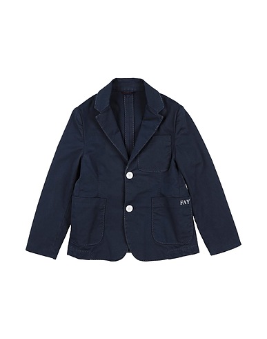 FAY Blazer Midnight blue 97% Cotton, 3% Elastane