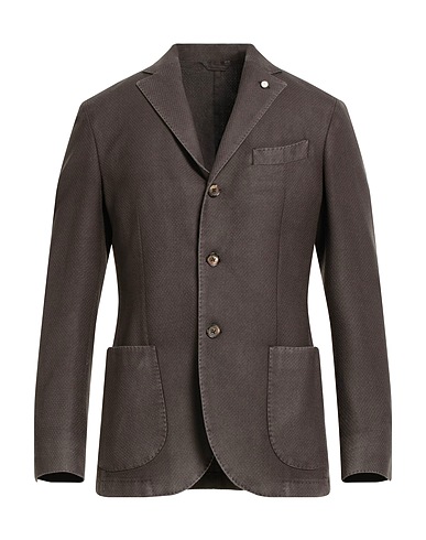 LUIGI BIANCHI Mantova Blazer Khaki 100% Wool