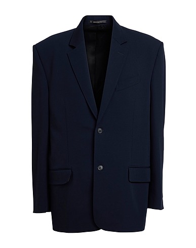 BALENCIAGA Blazer Midnight blue 98% Wool, 2% Elastane