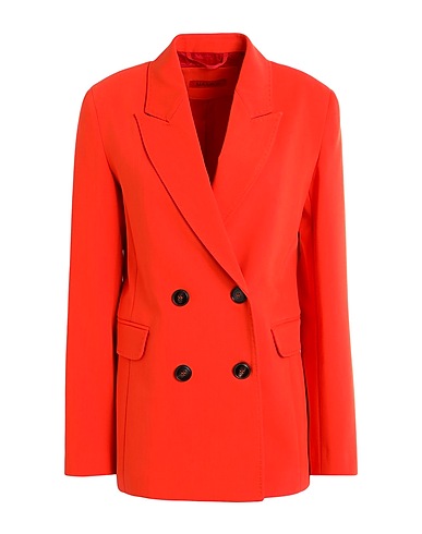 MAX&Co. Blazer Orange 71% Polyester, 22% Viscose, 7% Elastane