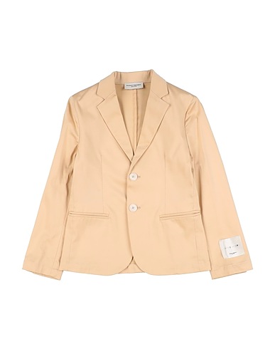 PAOLO PECORA Blazer Sand 98% Cotton, 2% Elastane