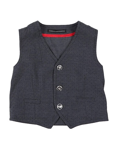 DANIELE ALESSANDRINI Suit vest Midnight blue 60% Cotton, 40% Polyester