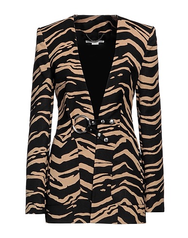 STELLA McCARTNEY Blazer Beige 58% Wool, 37% Cotton, 4% Polyamide, 1% Elastane