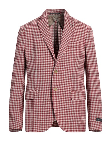 PAL ZILERI Blazer Brick 59% Wool, 33% Cotton, 8% Linen, Cupro