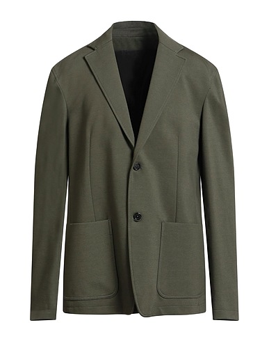 DONDUP Blazer Military green 69% Viscose, 25% Polyamide, 6% Elastane