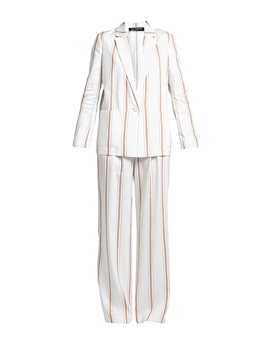 PIAZZA SEMPIONE Suit Ivory 50% Linen, 50% Silk