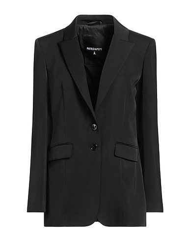PATRIZIA PEPE Blazer Black 100% Viscose, Polyester