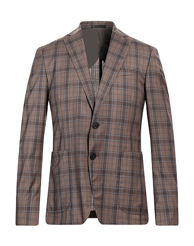 LAB. PAL ZILERI Blazer Brown 100% Wool, Polyester, Viscose