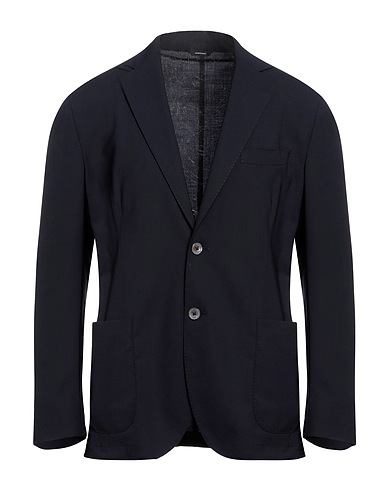 TOMBOLINI Blazer Midnight blue 98% Virgin Wool, 2% Elastane