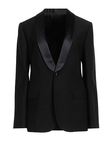 CELINE テーラードジャケット ブラック ウール 75% / モヘヤ 23% / ポリエステル 2%