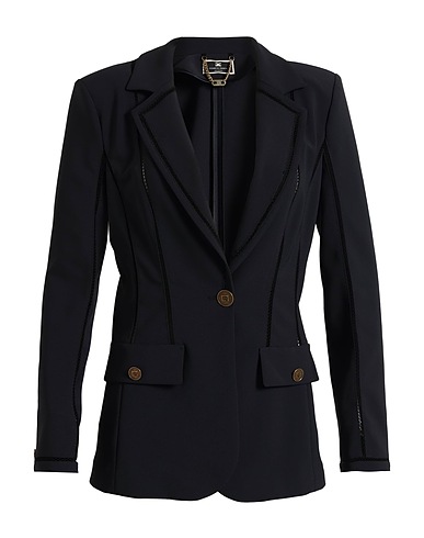 ELISABETTA FRANCHI Jackett Schwarz 96% Polyester, 4% Elastan