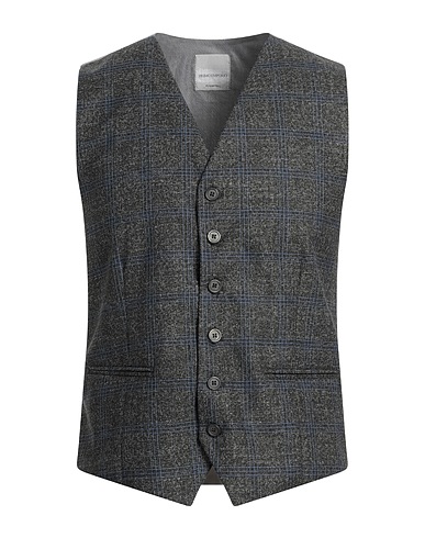 PRIMO EMPORIO Waistcoat Grey 65% Polyester, 33% Viscose, 2% Elastane