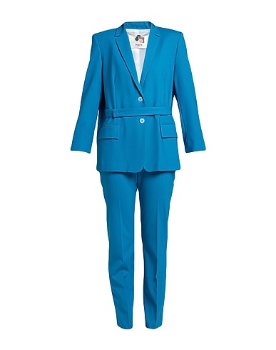 PORTS 1961 Suit Azure 95% Virgin Wool, 5% Elastane