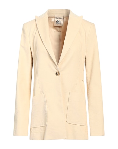 SEMICOUTURE Blazer Beige 98% Cotton, 2% Elastane, Polyester, Acetate