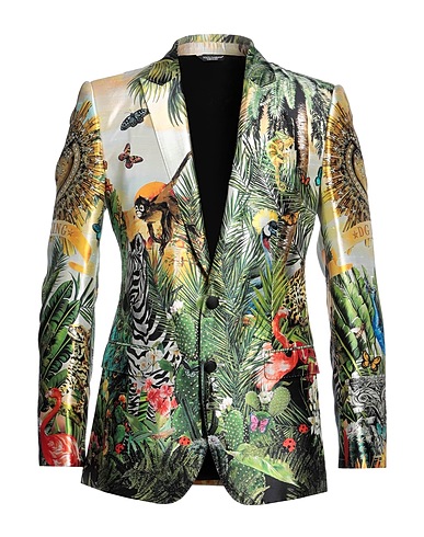 DOLCE&GABBANA Blazer Yellow 100% Silk
