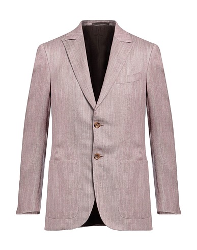 ZEGNA Blazer Red 38% Wool, 34% Silk, 28% Linen