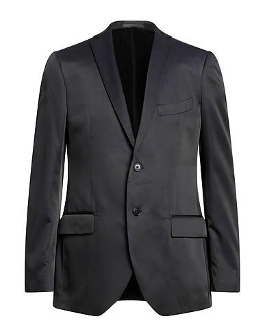 LUBIAM Blazer Black 54% Polyester, 46% Virgin Wool