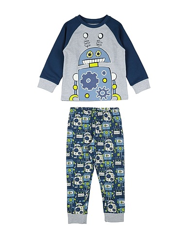 CHICCO Completo Bambini Grigio 93% Cotone, 7% Poliestere