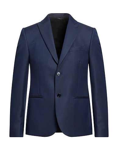 GREY DANIELE ALESSANDRINI Blazer 76% Polyester, 20% Viscose, 4% Elastane