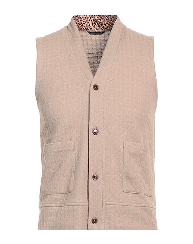 DANIELE ALESSANDRINI Waistcoat 50% Polyester, 47% Cotton, 3% Elastane