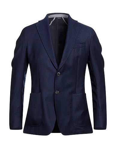 TOMBOLINI Σακάκι Ναυτικό μπλε 98% Παρθένο μαλλί, 1% Νάιλον, 1% Ελαστάνη