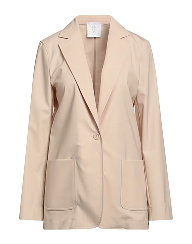 ELEVENTY Jackett Beige 51% Polyester, 43% Wolle, 6% Elastan