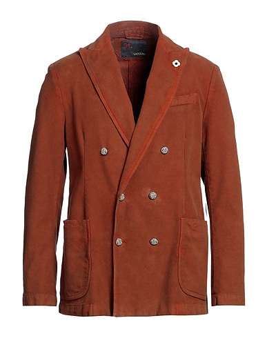 LARDINI Blazer Rust 98% Cotton, 2% Elastane