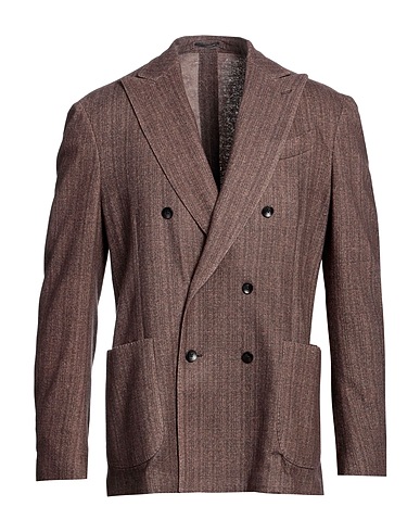 LARDINI テーラードジャケット カーキ ウール 80% / ナイロン 20%